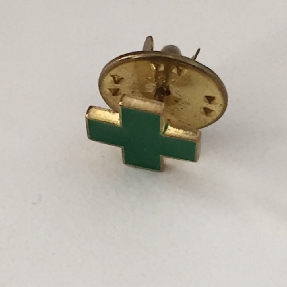 Green Cross vintage Webelos Pin